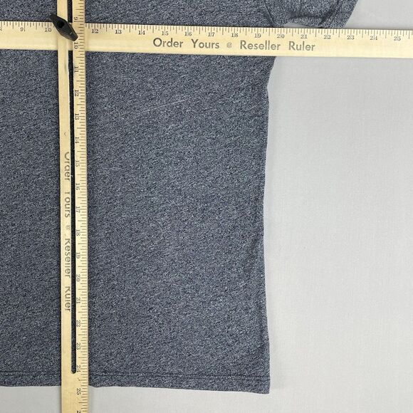 Obey Accent Graphic Tee Shirt Unisex Medium Gray Blue Basic Classic Preppy Retro - Picture 8 of 13